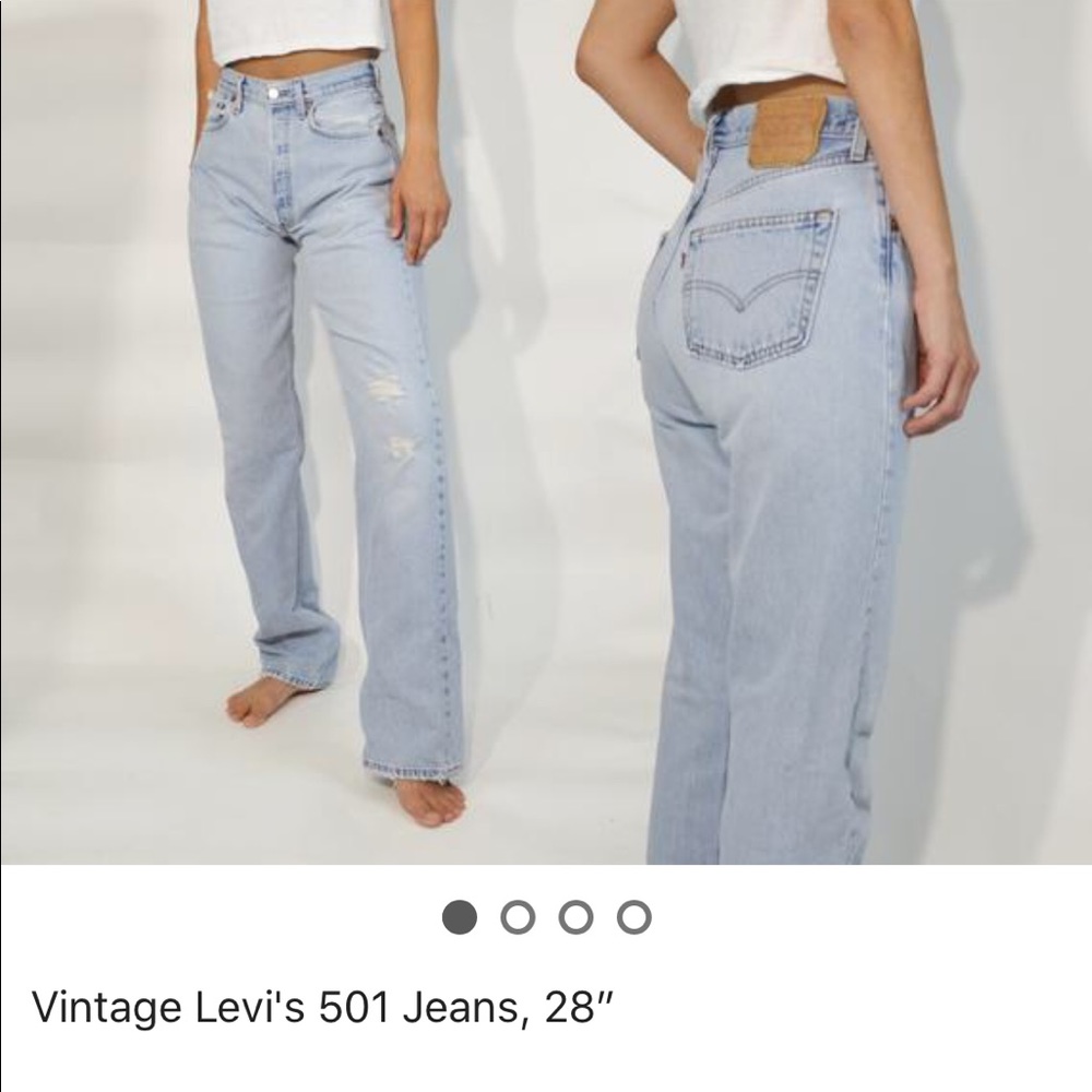 Vintage 501 Levis 28”